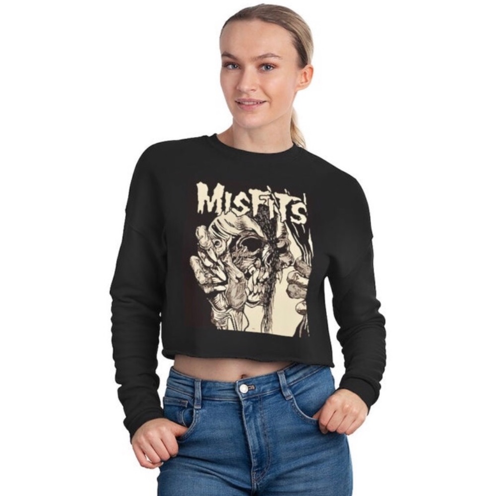 Misfits cropped sweatshirt